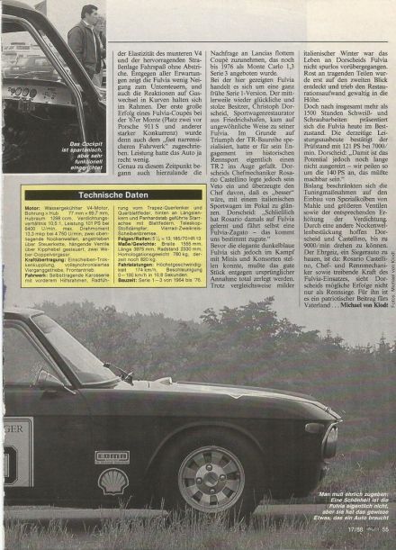 Lancia Fulvia HF.